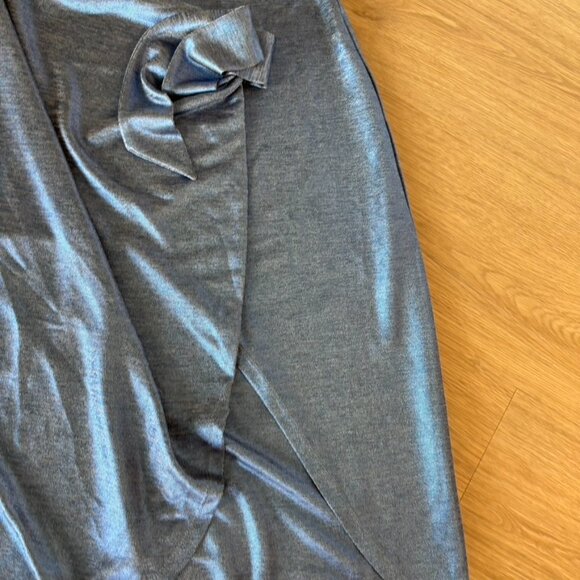 Lovers + Friends Kahlo Midi Dress Electric Blue Shimmer Size XS Revolve - Picture 4 of 9